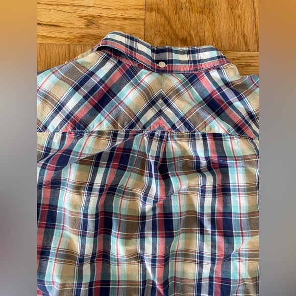 Gap Plaid Short Sleeve Button Down Shirt, Casual, Size Small - Picture 5 of 7